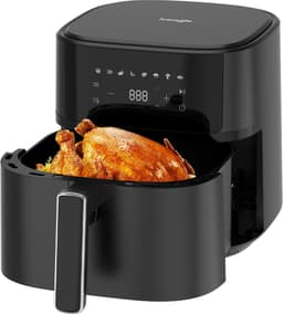 Dewelling XL 6,5 L Airfryer 625A – 1700 W heteluchtfriteuse met metalen binnenruimte, 8 programma’s en touchscreen– eenvoudig te reinigen — thumbnail 1