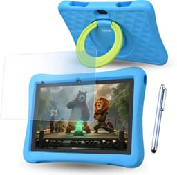 Tablet Kids Kindertablet vanaf 3 jaar - Tablet Kinderen 10 inch - Kindertablet - 6000mAh - Android 15 - Blauw - WiseQ - 2026 Model — thumbnail 1