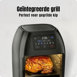 MIRA® Heteluchtoven - Oven - Airfryer Oven - Zwart - 31cm x 31cm x 38cm — thumbnail 4