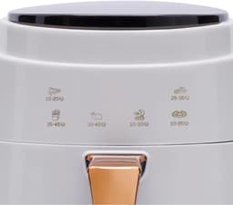 MIRA® Mini Airfryer - Airfryer - Heteluchtfriteuse - Compact - Wit - ‎26cm x 25cm x 30cm — thumbnail 5