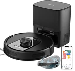 MYBOT X10 PRO - Robotstofzuiger Met Dweilfunctie - 6000PA Zuigkracht - Ideaal voor Huisdierharen – Laad- & Leegstation – LiDAR Navigatie — thumbnail 1