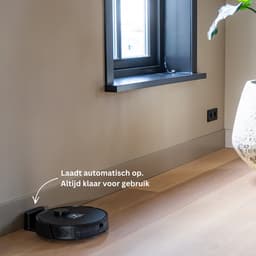 TONIHOMI® M30 - Robotstofzuiger met dweilfunctie - Robotstofzuiger met laadstation - LDS Laser navigatie - Robotstofzuiger huisdieren - Dweilrobot - Robotstofzuiger met app - Zwart — thumbnail 4