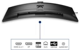 Philips 49B2U5900CH - Ultrawide QHD Curved Monitor - USB-C 100w - RJ45 - KVM switch - HDR400 - Webcam - 5jr Garantie - 49 inch — thumbnail 4
