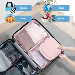 SCH® Mini Wasmachine - Wasmachine - Roze - ‎30cm x 30cm x 10cm — thumbnail 3