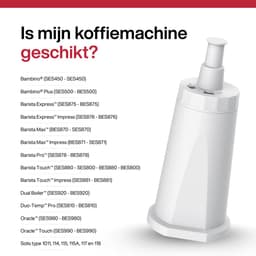 2x Eccellente Waterfilters voor Sage Barista Express - SES008 & BES008 Espressomachine - 2 stuks - voor Koffiemachines - Oracle - Dual Boiler - Solis - Duo Temp - Bambino Plus - 6 maanden gefilterd water - — thumbnail 7