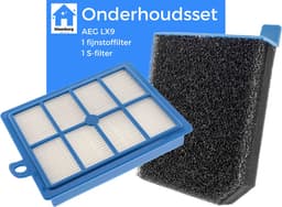 Kleanburg® - Geschikt voor AEG & Electrolux - Filter set van 2 stuks - S-Filter en Cascade - LX9 - PC91 — thumbnail 2