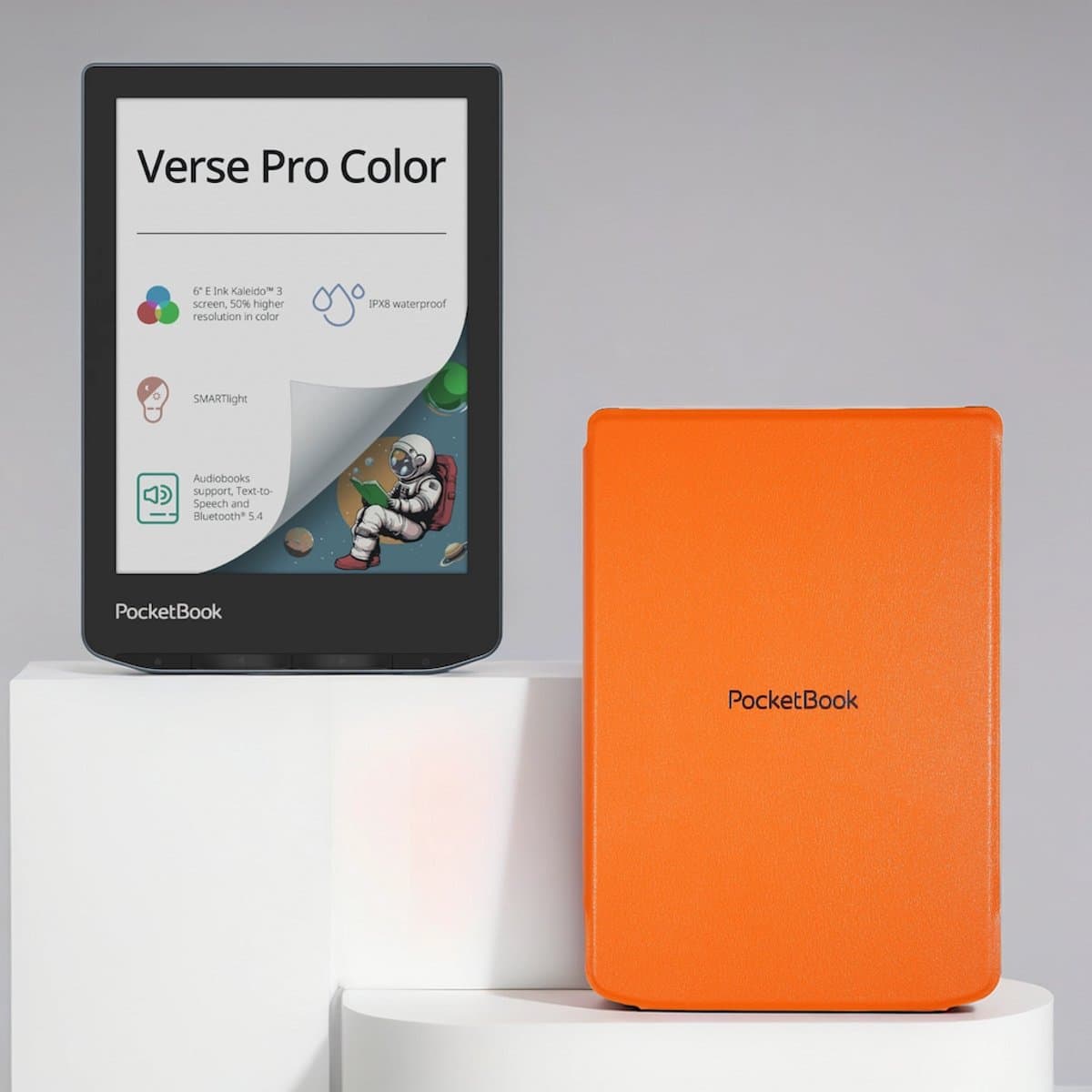 PocketBook Verse Pro Color - Stormy Sea + Oranje PocketBook hoesje — afbeelding 1