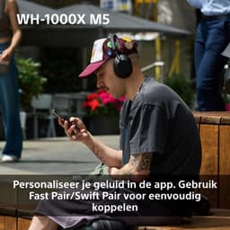 Sony WH-1000XM5 - Draadloze koptelefoon met Noise Cancelling - Smoky Pink / Roze — thumbnail 8
