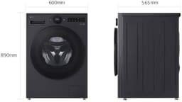 LG F4WX801YB wasmachine Voorlader 11 kg 1350 RPM Zwart — thumbnail 19