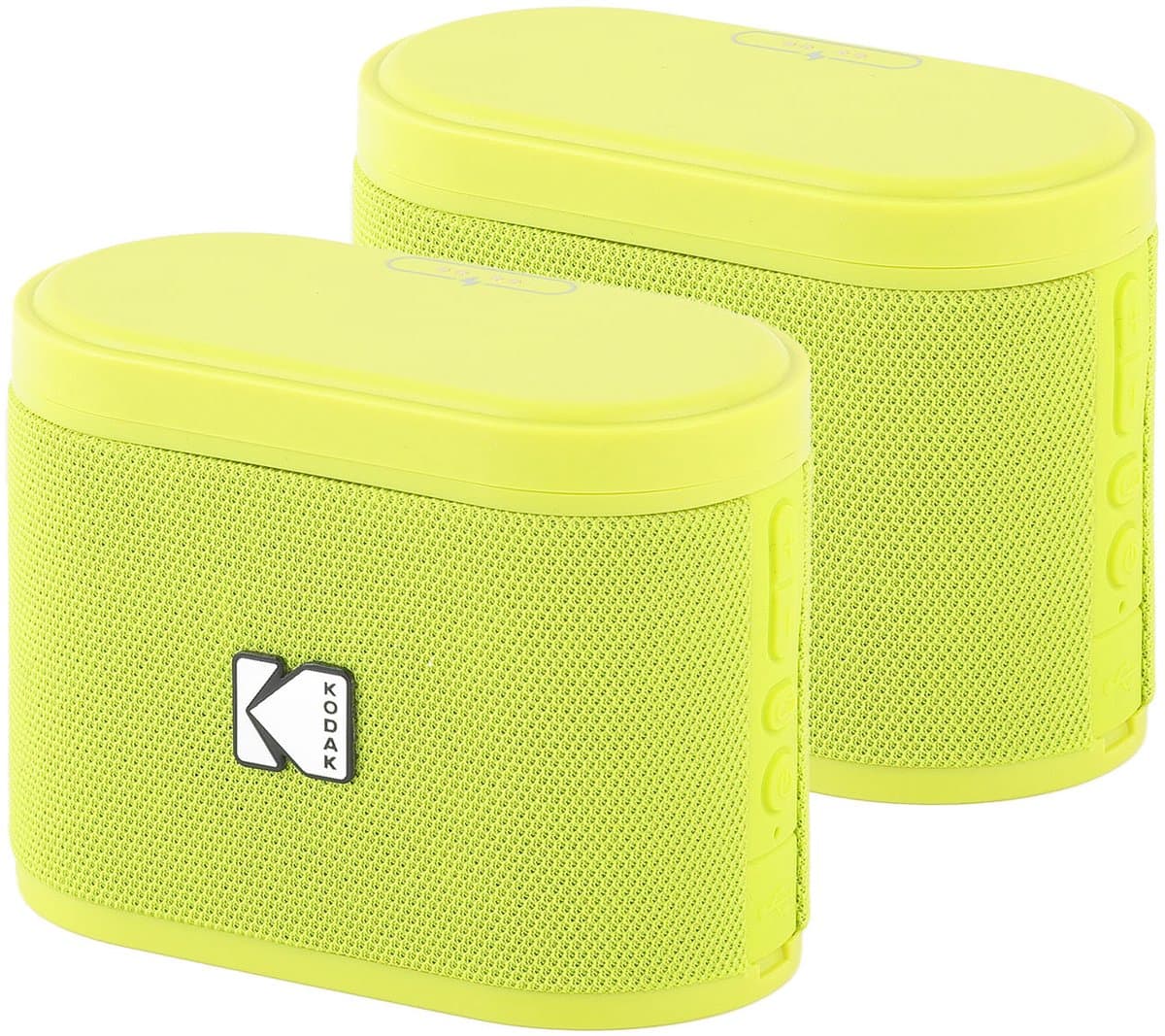 Kodak SoundBrix Bluetooth Speaker – Draadloze Muziek Box –5W RMS - 2pcs – Geel — afbeelding 1