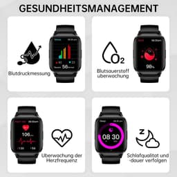 Manike G127 Smartwatch – 1,32 HD Display - Hartslag & Bloeddrukmeting - Bluetooth Bellen - SpO₂ - Slaapmonitoring - Multisport - IP68 Waterdicht - 100+ Sportmodi - Android & iOS Compatibel - Meldingen - Stappenteller - Sporthorloge - Activity Tracker — thumbnail 9