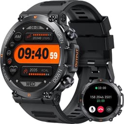 Manike K56 Smartwatch – 1,32 inch Display - Hartslag - & Bloeddrukmeting - SpO₂ - Slaapmonitoring - Multisport - IP67 Waterdicht - 7 Dagen Batterij - Meldingen, Android & iOS Compatibel — thumbnail 1