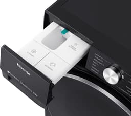 Hisense 5S Serie WF5S1045BB - Wasmachine met Energielabel A - 10,5kg - Auto dosing - 72dB (A) - Steam Wash -1400 toeren - Power Wash 49' - Connectlife — thumbnail 4