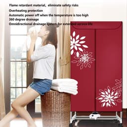 RFWR® Elektrische Droger - Hete Lucht Droogrek met Roestvrijstalen Frame — thumbnail 4