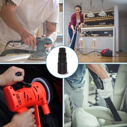 6x Stofzuigeradapter met 4 lagen - 25-42 mm - Slangadapter Universeel - Adapter - Aansluitstuk voor elektrisch gereedschap - Universele adapter voor stofafzuiging - Voor aansluiting op de stofzuigerslang - Geschikt voor Bosch, Makita, Kärcher — thumbnail 3