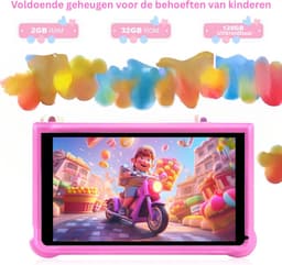 MKSS® Kindertablet Vanaf 3 Jaar - Tablet Kinderen - Kinderspeelgoed - Roze — thumbnail 4