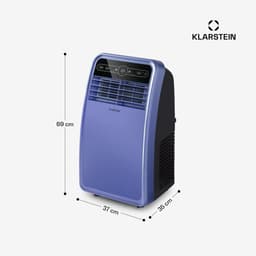 Klarstein mobiele airconditioner met luchtafvoerslang, 4-in-1 airconditioner met ventilator, luchtontvochtiger & nachtmodus, kleine & draagbare airconditioner voor thuis & op kantoor, app-bediening, 7000 BTU,1 kW voor 23 m² - Afstandsbediening — thumbnail 10