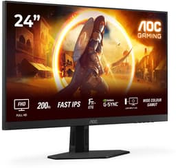 AOC G4 24G4HRE - Full HD Fast IPS Gaming Monitor - G-Sync Compatible - 0.5ms - 200hz - Speakers - 24 inch — thumbnail 7