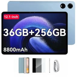 Blackview MEGA 3 Tablet - Android 15 - 12.1 Inch - 36GB RAM - 256GB ROM - Dual 4G LTE - 8800mAh - 13MP+50MP Camera - Blauw — thumbnail 1
