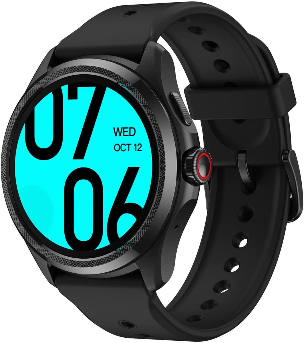 TicwatchPro 5 Android Smartwatch voor heren Snapdragon W5+ Gen 1 Platform Wear OS Smart Watch 80 uur batterijduur Gezondheid Fitness Tracking Ingebouwde GPS 5ATM Waterbestendigheid Kompas Eén maat — afbeelding 1