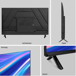 CHiQ L40FT - Smart TV 40 Inch - Full HD - Google TV - Randloos Metal Design - Dolby Audio - Nieuw — thumbnail 16