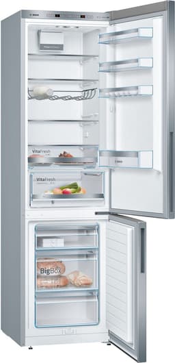Bosch KGE39ALCA - Serie 6 - koel-vriescombinatie - VitaFresh: houdt etenswaren langer vers in gekoelde lades - RVS — thumbnail 9