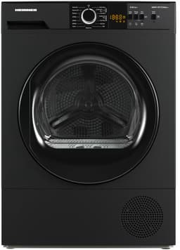 Heinner Wasdroger - Warmtepompdroger - 8 KG - 15 Programma's - LED Display - Trommelverlichting - Antraciet — thumbnail 1