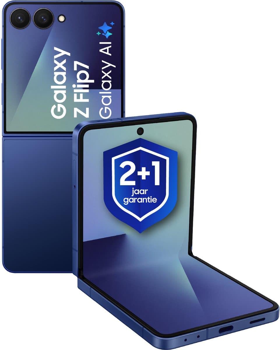Samsung Galaxy Z Flip7 5G - 256GB - Navy + 1 Jaar extra garantie — afbeelding 1