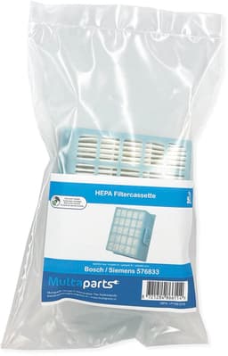 Multaparts® HEPA Filter geschikt voor Bosch / Siemens 576833, BBZ156HF | Afmetingen: 11,2 x 9,2 x 4,9 cm | Filter met één nok | O.a. geschikt voor Bosch MoveOn en Siemens VSZ4.. serie — thumbnail 3