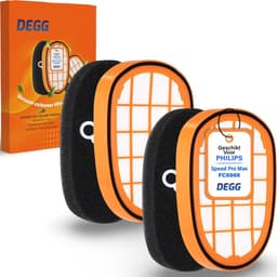 DEGG® - Filter geschikt voor Philips Speedpro Max, Max Aqua en Max Aqua Plus - Alternatief voor het FC5005/01 Filter - 6000, 7000 en 8000 serie - Wasbaar - Duurzaam - 2 STUK(S) — thumbnail 5