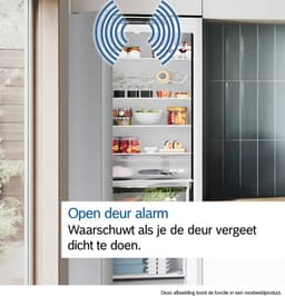 Bosch KGN33NSDB - Serie 2 - Koelkast -Koel-vriescombinatie - 175.4 x 61.4 cm - Total No Frost - Nooit meer ontdooien - Zilver- Led verlichting - Energielabel D — thumbnail 10