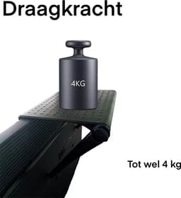 Tv plateau klein - zwart - televisie - beeldscherm plank - beamer plan - gadgets mannen -cadeau — thumbnail 4