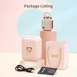 Divoom® - Lovelock - Roze - Bluetooth Luidspreker - Draagbare Muziekbox — thumbnail 4