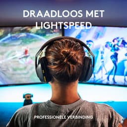 Logitech G435 LIGHTSPEED - Draadloze Gaming Headset - Bluetooth - PC, Mobile - Zwart — thumbnail 4