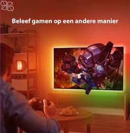 Glowinh Premium Tv Backlight- Led Verlichting - 55-65 Inch -Ambilight - Ambient Light - Led Verlichting TV - Ledstrips - Ledstrip -Led Light Strips - App Gebruik Tuya/Smartlife- Led Strips - Led Light - Gaming - Tv - Laptop - Alexia & Google — thumbnail 12
