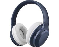 WiseQ ANC Koptelefoon Kinderen – Actieve Noise Cancelling – Draadloze Koptelefoon Kind – 35u Bluetooth – Hufterproof – Over Ear - Geluidsdempende koptelefoon met Microfoon - Blauw