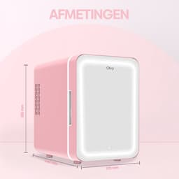 Olvy Skincare Fridge - Mini Koelkast - Inclusief E-Book - Skincare Koelkast - Make-up Koeling - 4 Liter — thumbnail 3