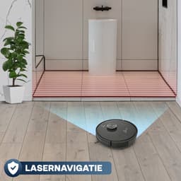 Tjilla C150 Robotstofzuiger met dweilfunctie - Nederlands product - Realtime mapping - Anti-klit borstel - Met laadstation - LDS Laser navigatie - Proefperiode 30 dagen - Huisdieren - Dweilrobot - Bediening met App - Met afstandsbediening - 11.500pa — thumbnail 8