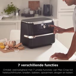 Ninja Foodi AF500EU Mega Dubbele Airfryer XXL - 10.4 Liter - Twee Kookvakken of Één MegaZone - Heteluchtfriteuse — thumbnail 15