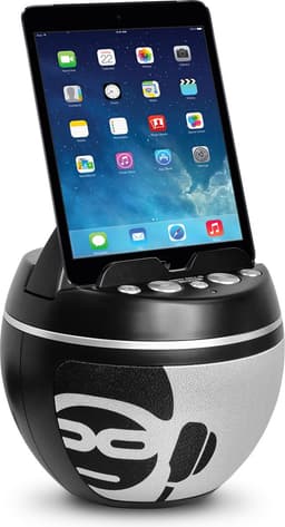 iDance BB10K Bluetooth Party Box met Disco LED-verlichting - Zwart/Grijs — thumbnail 2