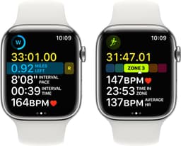 Apple Watch Series 8 - 4G - 41mm - Zilver Roestvrijstaal — thumbnail 5