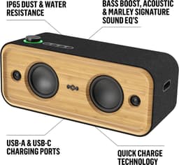 House of Marley Get Together 2 XL Bluetooth Speaker - Draadloos - 20+ Uur Batterijduur- Multi Pair - Outdoor/Bass Boost EQ modes - 60 watt sound — thumbnail 4