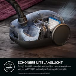 AEG AB61A4DB Animal 6000 - Stofzuiger met zak - Parketborstel - Dierenhaar - Turboborstel - Hepa filtratie - Vacuum cleaner - Alle vloertypen - 650 watt - Lang snoer 12m bereik - Blauw - Compact design - 3 extra accessoires — thumbnail 6