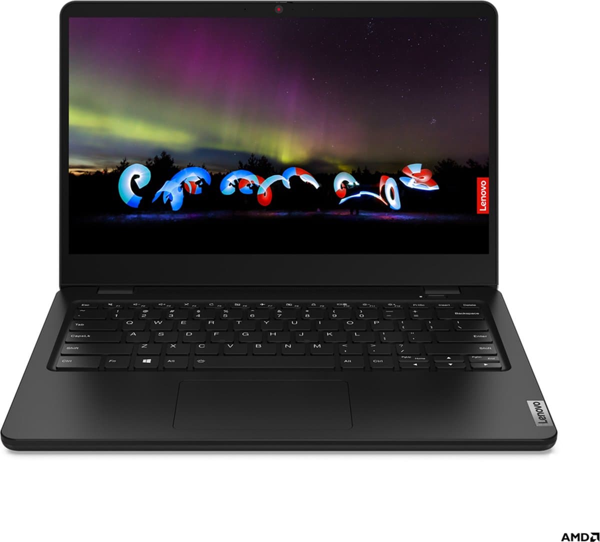 Lenovo 14w Gen 2 (82N8001JMH) Notebook 35,6 cm (14") - 4 GB DDR4 - Windows 11 - Zwart — afbeelding 1