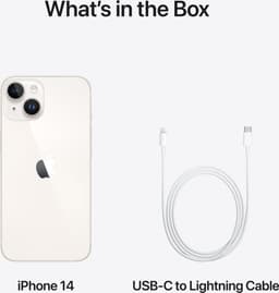 Apple iPhone 14 - 128GB - Sterrenlicht — thumbnail 4
