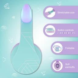 PowerLocus P2 draadloze Over-Ear Koptelefoon Inklapbaar koptelefoon voor kinderen - veilig volume van 85 dB - Bluetooth Hoofdtelefoon - Met microfoon — thumbnail 10