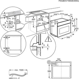 AEG Series 8000 KME968000M 43 l 3000 W Zwart, Roestvrijstaal — thumbnail 9