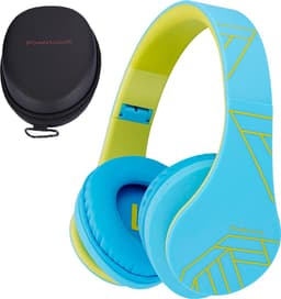 PowerLocus P2 draadloze Over-Ear Koptelefoon Inklapbaar koptelefoon voor kinderen - veilig volume van 85 dB- Bluetooth Hoofdtelefoon - Met microfoon — thumbnail 1