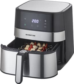 Inventum GF500HLD Airfryer XL - 5L - 8 programma's - 80-200 °C - Tot 5 personen - Zilver/Zwart — thumbnail 10