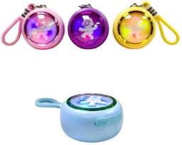 AstroMini RGB Bluetooth Speaker – Astronaut Design – 3W Stereo Sound – RGB Licht – TF-kaart – Draagbaar Mini Speaker Blauw — thumbnail 3